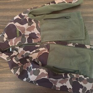 Magellan Outdoors Kids Camouflage Puffer Jacket - Green and Brown